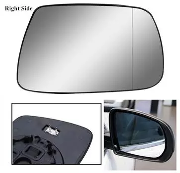 1PC Right Side Heated Mirror Glass 5142874AA For 2005 -2010 Jeep Grand Cherokee