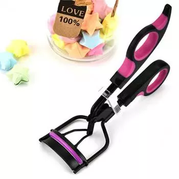 1PC Ручка Curl Eye Lash Косметический макияж Щипцы для завивки ресниц Инструменты для завивки ресниц чёрный