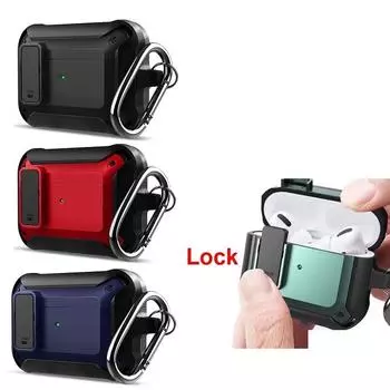 1 шт. прочный чехол для Airpods, чехол для зарядки наушников 3-го поколения, аксессуары LM For Airpods Pro красный