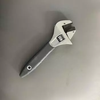 1pc Self Tightening Ratchet Wrench, 8/10 Inch Cr-V Steel Wrench Adjustable Bathroom Wrench, Suitable for Households, Garages, Workshops 10 Inches