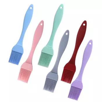 1PC Silicone Barbeque Brush Cooking BBQ Heat Resistant Oil Brushes Kitchen Supplies Bar Cake Baking Tools Utensil Supplies