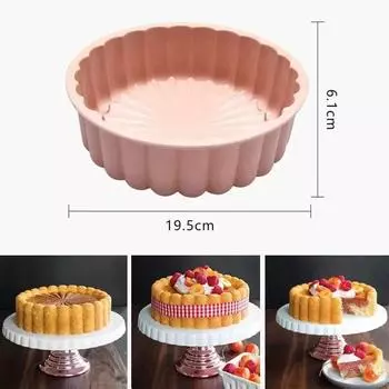 1PC Silicone Sunflower Silhouette Cake Mold Temperature Resistant DIY Baking Mold Multi Purpose Bread Toast Cake Mould