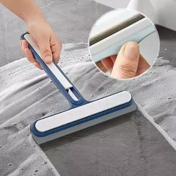 1pc Silicone Wiper Glass Scraper Car Windshield Cleaning Scraper Can Be Used To Clean Car Glass Windows Bathroom Kitch белый