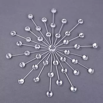 1Pc Silver Metal Jeweled Wall Art Bling Sun Burst Wall Hanging Diamond Accents For Bedroom Living Room