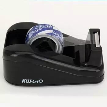 Простой и удобный резак для ленты, 1 шт., с большим настольным основанием для офисного использования чёрный