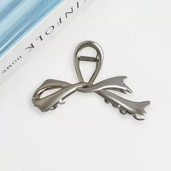 1pc Simple, fashionable, versatile shark clip with high ponytail, gold grip clip, hair hairpin, new Korean metal color hair clip