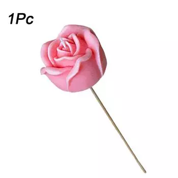 1PC Smokeless Aromatherapy Candle Rose Petal Candle Centerpiece Handmade Floral Candle Gift Scented Candles 26cm