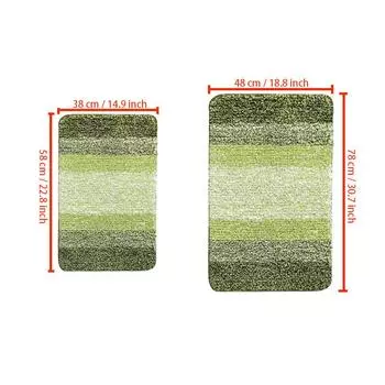 1PC Snowflake Velvet Bathroom Absorbent Floor Mat Bathroom Bathroom Kitchen Non Slip Mat Door Mat Entry Bedroom Foot Mat 38cmx58cm коричневый