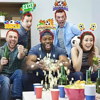 1 шт. Футбольная повязка на голову для фотосессии на матче, реквизит для вечеринки, кубок Европы, футбольная повязка на голову, подарок, новый