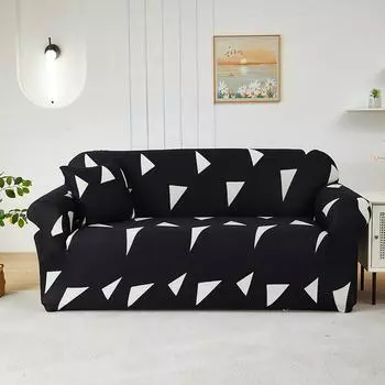 1pc Sofa Slipcover, Non-slip Printing Flower Sofa Couch Cover Furniture Protector for Bedroom Office Living Room Home Decor 1pc Single seat