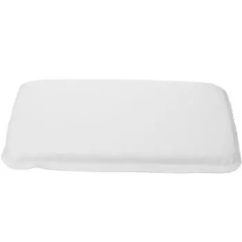 1pc Sponge Bathtub Pillow Bathtub Cushion Spa Bath Pillow for Head Shoulder Neck Support (White) bathtub pillows белый