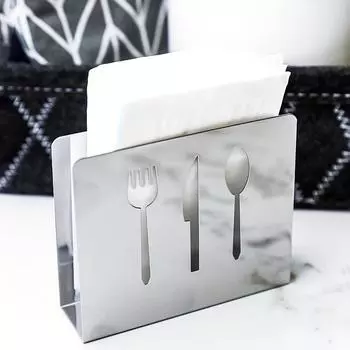 1 шт. квадратный держатель для бумажных полотенец из нержавеющей стали, можно использовать как держатель для бумажных полотенец на столешнице, кухня, спальня, ванная комната Pack of 1