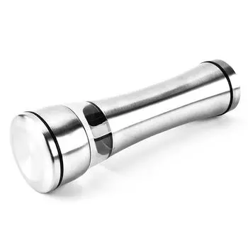1pc Stainless Steel Manual Pepper Grinder Grinding Ceramic Core Pepper Grinder Multi-purpose Seasoning Pot 1pc серебряный