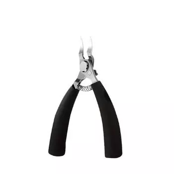 1Pc Stainless Steel Modern Concave Edge Toenail Clippers - Sharp, Curved Blade