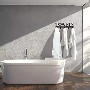 1 шт. Держатель для полотенец из нержавеющей стали, настенная вешалка для полотенец и крючки для вешалок для ванной комнаты и кухни, универсальная вешалка для полотенец и пальто светло-серый