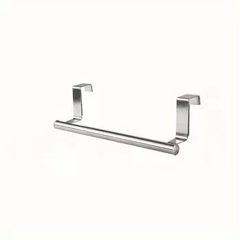 1Pc Stainless steel towel racks, elegant space-saving bathroom and kitchen storage solutions, metal towel racks, home improvement hardware