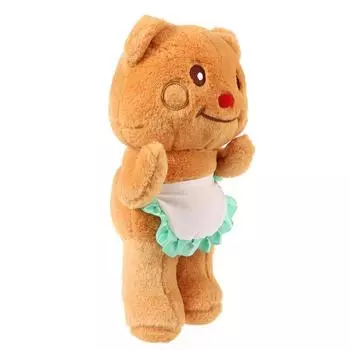 1Pc Stuffed Brown Bear Jointed Doll Butter Bear Plush Toy Apron Dressing Bear Jointly Movable Plushie For Kids Birthday Gift