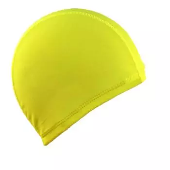 1Pc Swimming Cap Ear Guards Elastic Fabric Solid Color Swim Hat Short/Long Hair Big Kids Polyester Womens/Mens