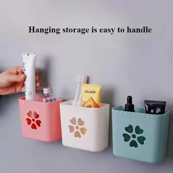 1 шт. Полка для зубных щеток, туалет, ванная комната, присоска, настенная расческа, держатель для зубной пасты, аксессуары для ванной комнаты зелёный