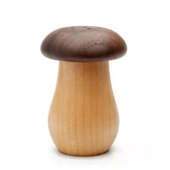 1PC Toothpick Holder Dispenser Creative Walnut Wood Cute Mushroom Head Toothpick Dispenser Container For Home Kitchen Restaurant 1pc