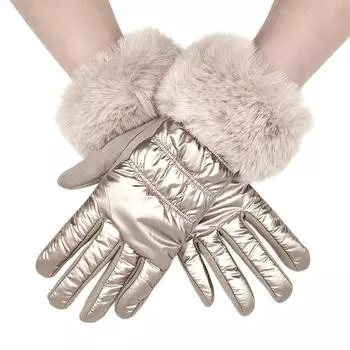 1PC Touchscreen Riding Gloves Versatile Winter Gloves with Touchscreen кофейный