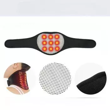 1Pc Tourmaline Self-heating Neck Brace Belt Magnet Neck Support Massager Spontaneous Heating Protector Health Care Men Women
