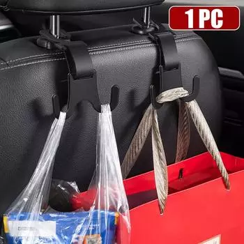 1Pc Universal Car Purse Hook Car Back Seat Hook Headrest Hanger Auto Seat Headrest Hook Storage Hanger Interior Car Accessories