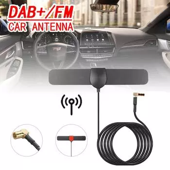 1 шт. Универсальная антенна DAB+FM-радио, усилитель сигнала, антенна Plug Play, VHF UHF, автомобильная антенна Mayitr для JVC Kenwood Sony Alpine
