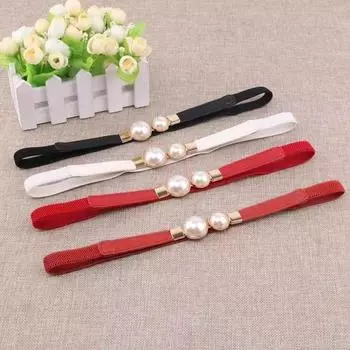 1pc Waistband Fashionable Dress Accessories Exquisite Skirt Decor Elegant Belt Nylon Elastic