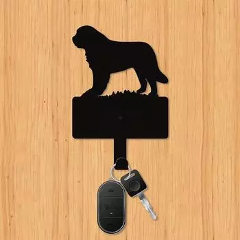 1pc, Wall Mounted Key Rack Organizer And Hanging Dog Leash Holder, Scene Decor, Festivals Decor, Room Decor, Window Decor