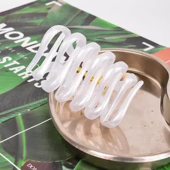 1pc water-ink pumpkin block large hair clip suitable for thick hair, shark clip, back of head hair bun, hair accessory