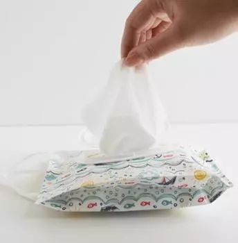1PC Wet Wipes Bag with Snap Strap EVA Baby Wet Wipes Box Portable Reusable Wipes Container Eco-friendly Cleaning Wipes Case