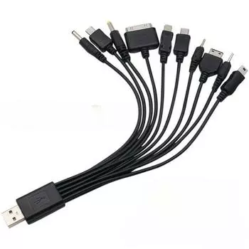 1Pc Wide Application USB Data Cable Multi Charger Cord Phone Accessories Charge