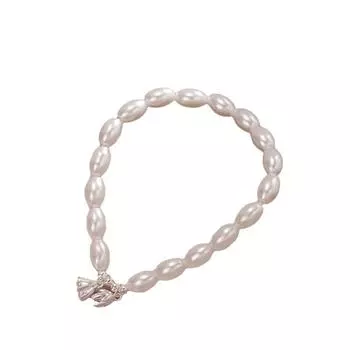 1pc Women Accessories French Handmade Retro Jewelry Versatile Silver Plated Chain Copper Bracelets