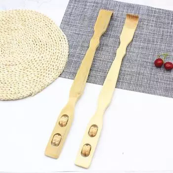 1PC Wooden roller massage itching scratch хаки