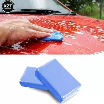 1pcs 100g Car Washing Mud Magic Clean Clay Bar for Magic Car Detailing Cleaning Clay Detailing Care Auto Paint Maintenance синий