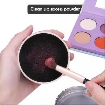 1pcs/2pcs Makeup Brush Dry Cleaning Box, Makeup Brush Cleaning Cream, Silicone Cleaning Pad,Makeup Brush Puff Cleaning Soap