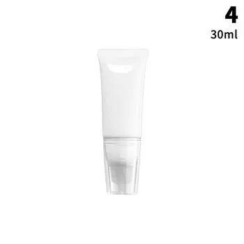 1Pcs 30Ml Cosmetic Flat Hose Duck Tongue, Brush Head, Silicone Roller Flat Cap Empty Bottle