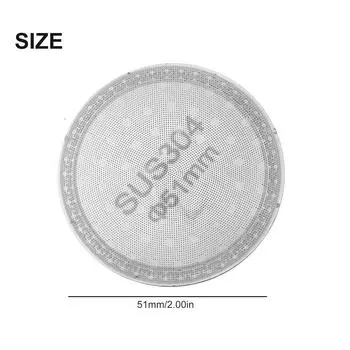 1PCS 51 53 58mm Espresso Puck Screen Double Layer Coffee Portafilter Basket Filters Secondary Water Distribution Network