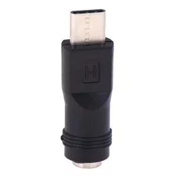 1Pcs 5.5*2.1Mm Female Jack To Type-C 3.1 Male Plug 90 / 180 Degrees Dc Adapter