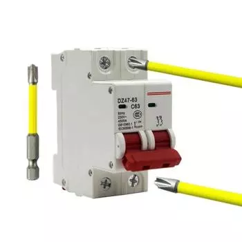 1 шт. 65 мм 110 мм легированная сталь магнитная специальная шлицевая крестовая отвертка для электрика FPH2 для розетки выключателя ручного инструмента