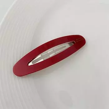 1pcs Acetate Hair Clips Bobby Pins Simple Cute Sweet Oval Geometric Side Pins Hairpin Women Hair Accessories