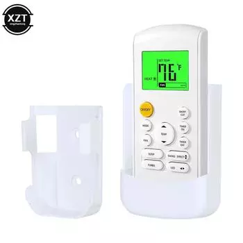 1 шт. держатель пульта дистанционного управления для кондиционера, универсальный белый настенный ящик для хранения, держатель пульта дистанционного управления, кронштейн для зарядки телефона, НОВЫЙ