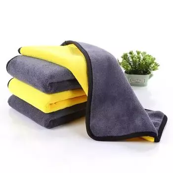 1pcs Auto Detailing Towel Microfiber Towel Washing Cleaning Tools Car Wash Black Microfiber Towel