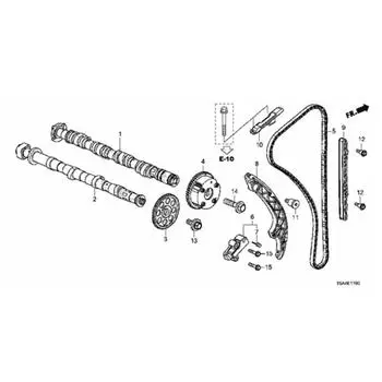 1PCS Car Cam Chain Tensioner Replacement 14510-5R1-003 for 2015-2020 Honda Fit