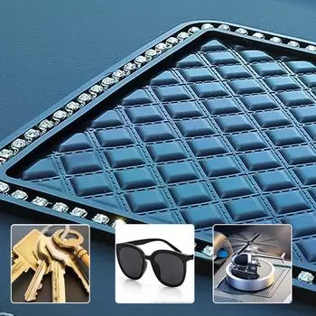 1PCS Car Dashboard Phone Mat Dashboard Storage Non Slip Pad Reusable Cell Phone Anti Slip Auto Phone Holder