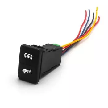 1Pcs Car Dual Push Switch Button LED Lightbar Fog Light For Toyota Tacoma Tundra