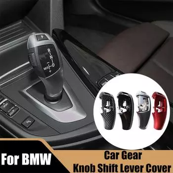 1 шт., сменная крышка рычага переключения передач для BMW 1 2 3 5 6 7 серии F10 F20 F01 X3 X4 X5 F, только шасси с левым рулем чёрный