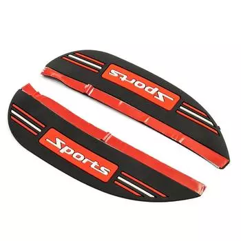 1pcs Car Rearview Rearview Mirror Visor Flexible Parts Accessories Board Cover High-quality PVC Approx 180mm*60mm Black CHINA