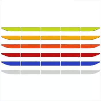 1PCS Car Reflective Stickers Rear Trunk Reflector Car Driving Safety Warning Mark Auto Body Waterproof Decal 90cm